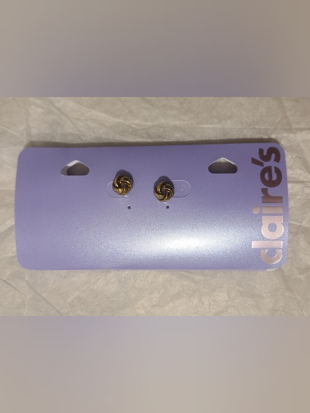 BNIP - Claire's Jewellery - Knot Stud Earrings - Women Girls Kids